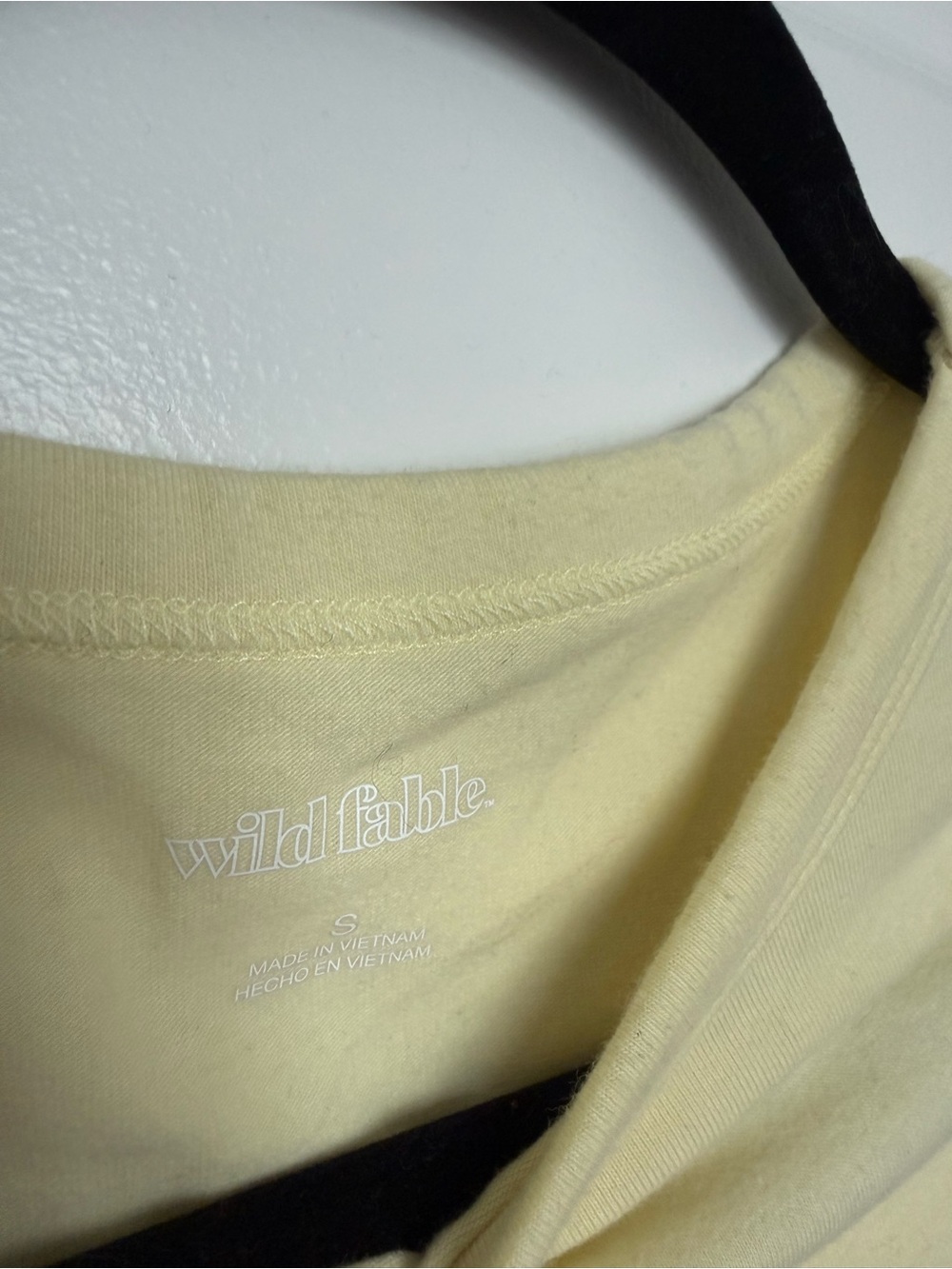 Wild Fable Yellow Crop Tee - Picture 2 of 3
